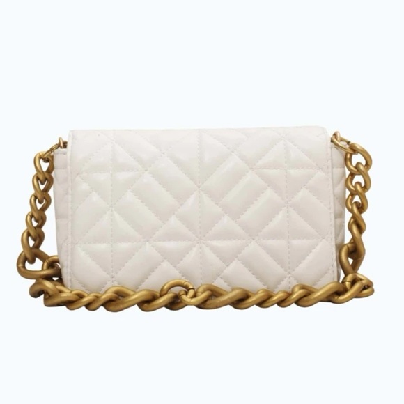 Zara | Bags | Nwt Zara Style White Quilted Chain Square Shoulder Bag |  Poshmark